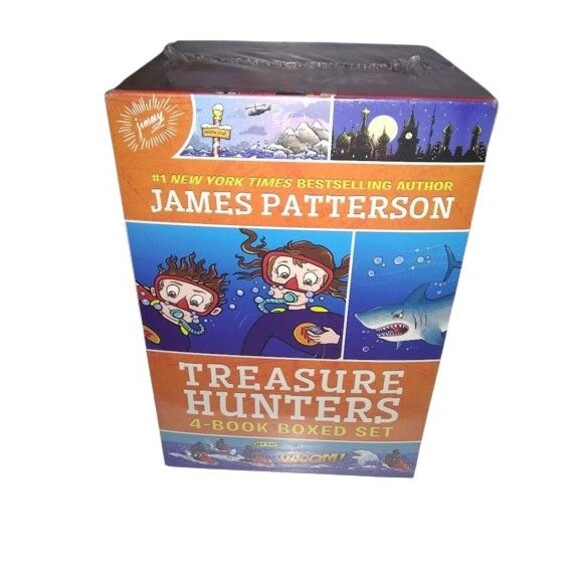 James Patterson Treasure Hunters: 4 Book Boxed Set New Sealed - Picture 3 of 4